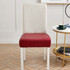 Housse Assise de Chaise Simili Cuir Rouge Carmin