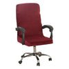 Housse Chaise de Bureau Velours Rouge Bordeaux