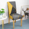 Housse De Chaise Jaune et Gris