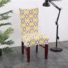 Housse De Chaise Jaune et Grise