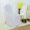 Housse De Chaise Mariage Nuage d'Argent