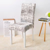 Housse De Chaise Moderne (Blanc-Gris)