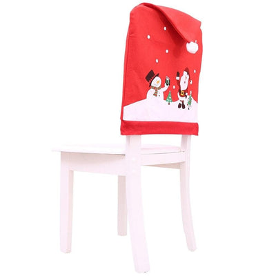 Housse De Chaise Noël Bonnet Pere Noel