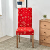 Housse De Chaise Noel Flocon de Neige