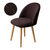 Housse De Chaise Scandinave BRUN Sombre