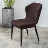 Housse De Chaise Scandinave Brun Foncé