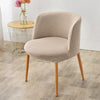 Housse De Chaise Scandinave Brune Claire