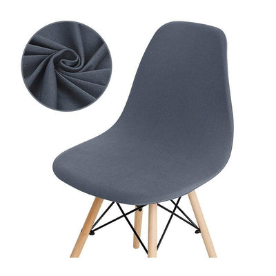 Housse De Chaise Scandinave Gris Foncé