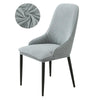 Housse De Chaise Scandinave Grise Claire MÉTAL