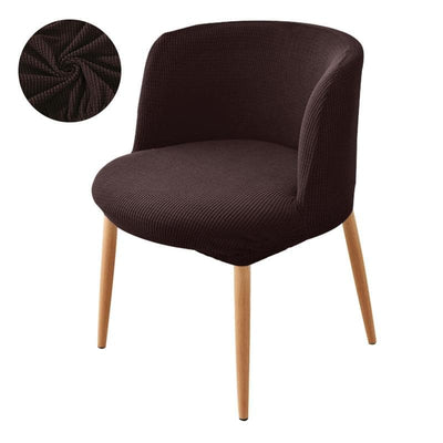 Housse De Chaise Scandinave Marron Foncé