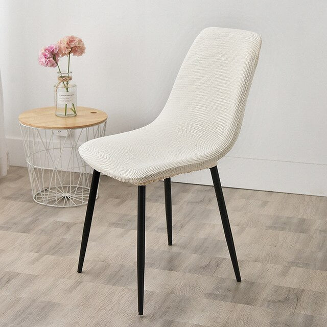 Housse De Chaise Scandinave Molde Crème