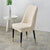 Housse De Chaise Scandinave Stryn Crème