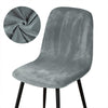 Housse De Chaise Scandinave VELOURS ARGENT