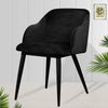 Housse De Chaise Scandinave Velours Nocturne