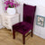 Housse De Chaise Velours Prune