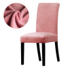 Housse De Chaise Velours Rose