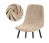 Housse De Chaise Velours Camel